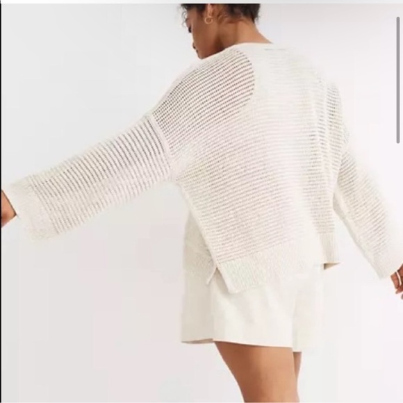 Madewell Rainbow speckled Marled Seville Pullover Sweater size small - Picture 4 of 14